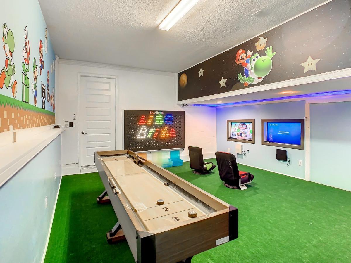 7 Bdr Family Themed Home With Mario Games Room And Free Pool Heat Orlando Buitenkant foto